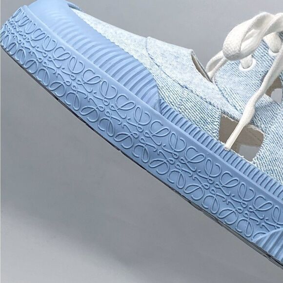 Loewe Cut-Out Platform Denim Sneakers size 39 - Picture 7 of 14